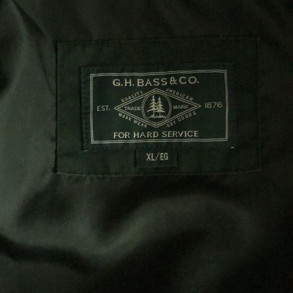 G.H. Bass & Co For Hard Service Green Jacket Sz - Picture 4 of 10